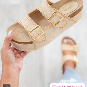 MIA Women's Tan Sandals